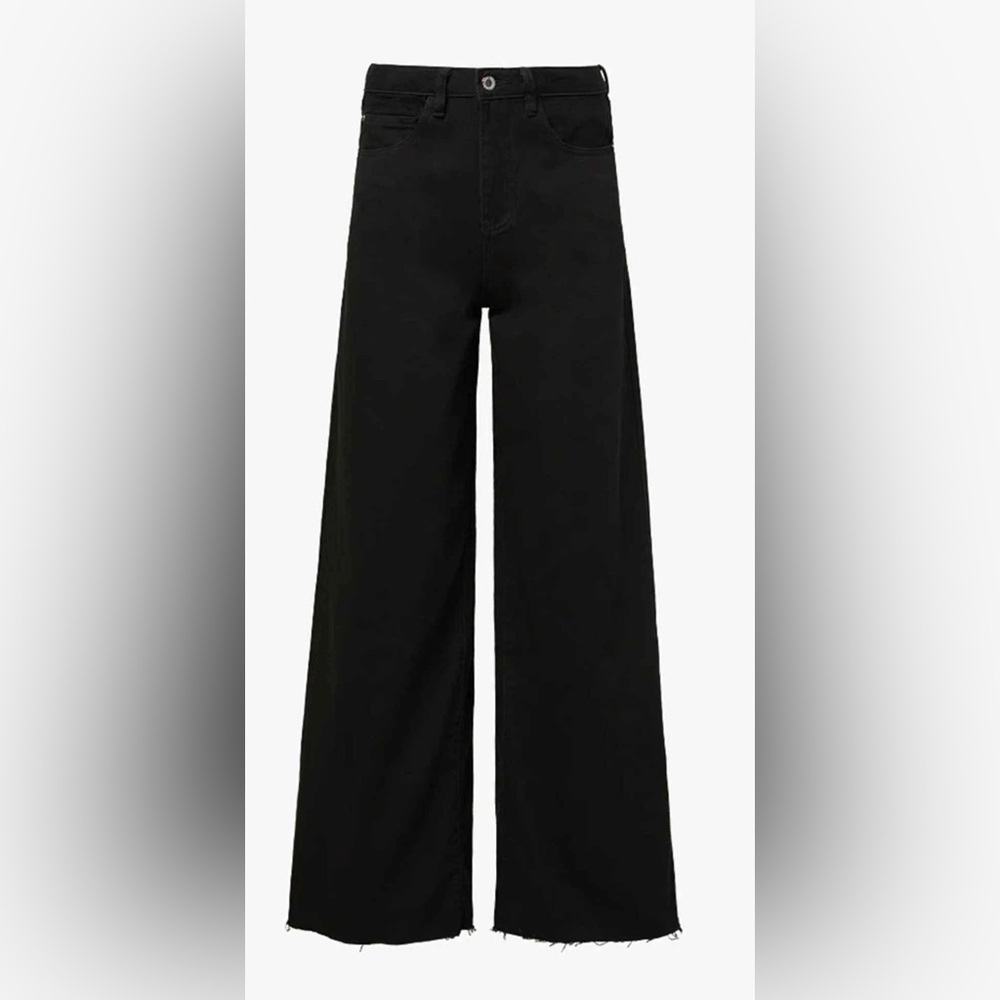 WEWOREWHAT Black Wide-Leg Jeans - Size 24